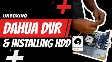 Unboxing of  Dahua DH-XVR4A04 4 Channel DVR  | How to install the Hard Disk Drive (HDD) to the DVR