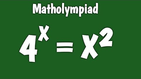 A Nice Exponential Equation - What is the value of X in this Exponential Equation? Math