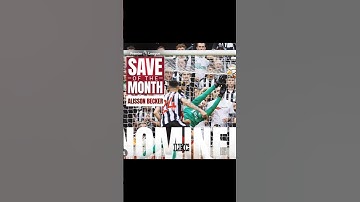 What. A. Stop ⛔️ Alisson Becker’s stunning  save 🧤 Save of the Month! 💫 #LFC #shorts #alisson