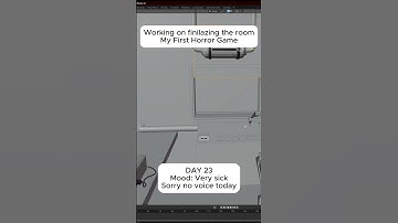 Day 23 of working on my first horror game.