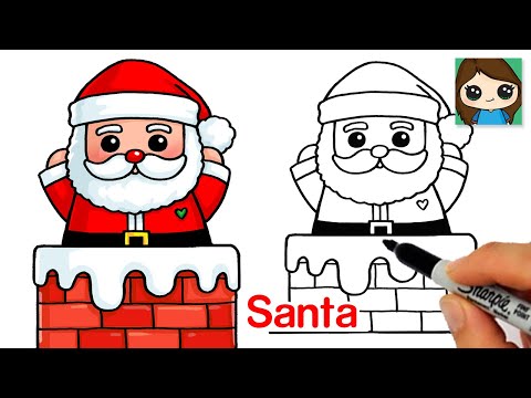 How To Draw An Easy Santa, Step by Step, Drawing Guide, by rippler7 -  DragoArt