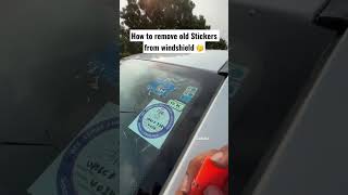 How to Remove Stickers From Your Car Windshield (9 Ways) ⋆ Love