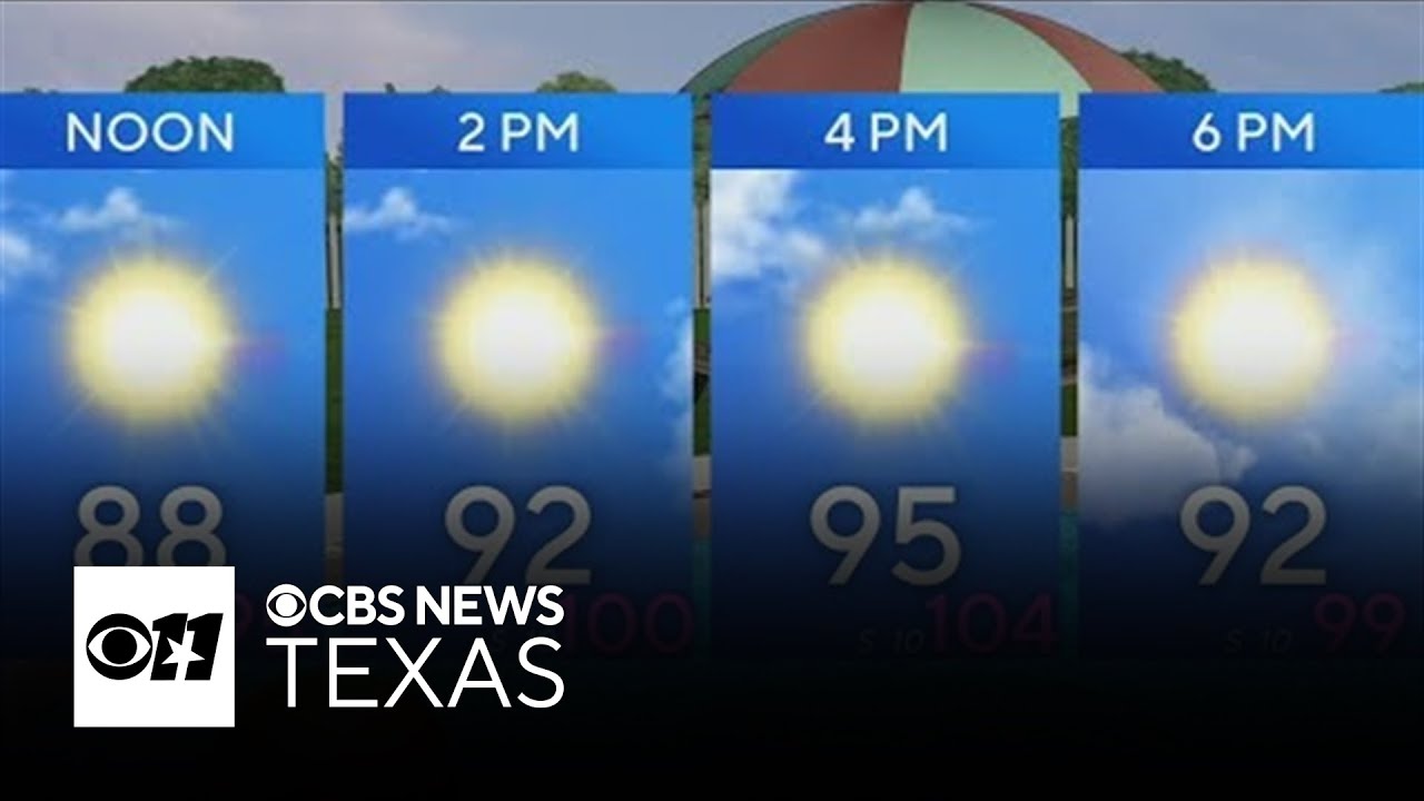 Stretch of ideal pool weather ahead in North Texas - YouTube
