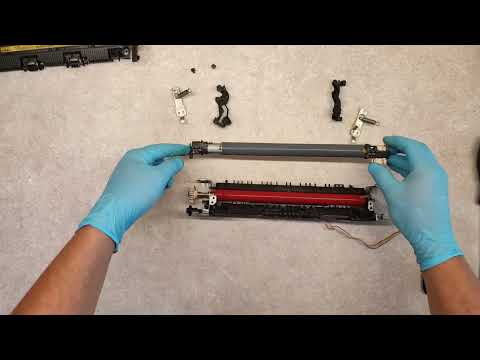 HOW TO REPLACE FUSER FILM SLEEVE ON HP M1132, M1136, M1212, M1212NF, M1214, M1216, M1217