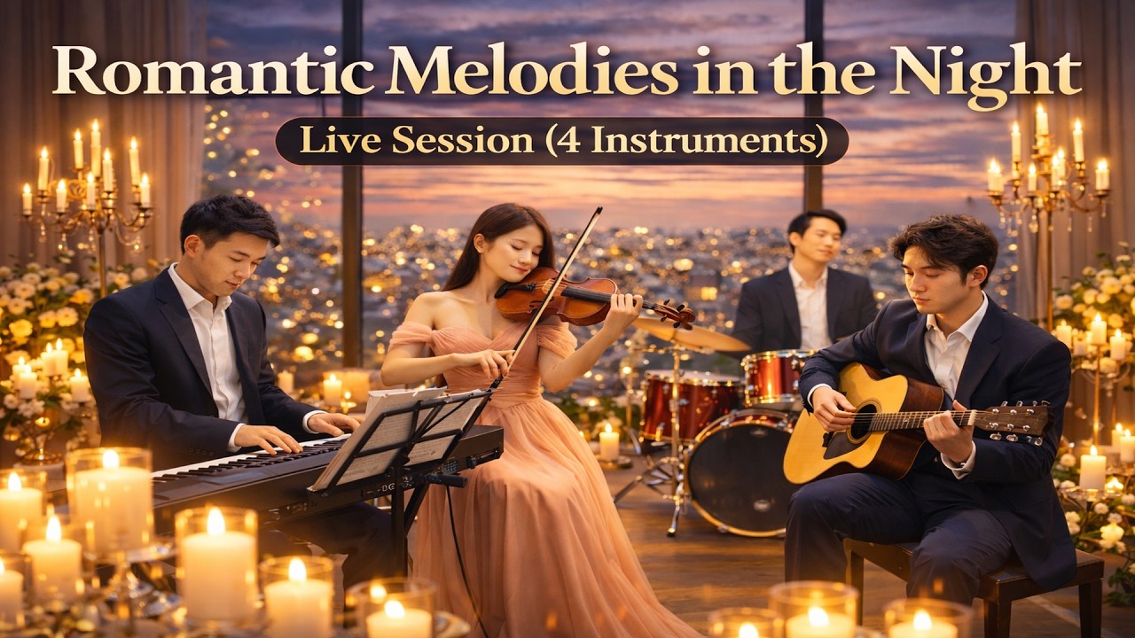 Romantic Melodies in the Night | Live Session (4 Instruments)