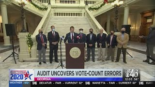 Georgia audit uncovers vote-count errors