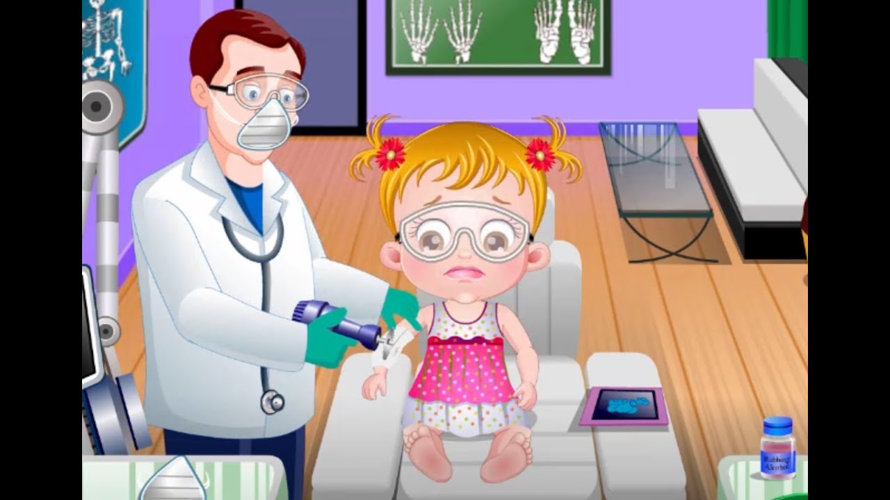 Baby Hazel Hand Fracture - Baby Hazel Games To Play - yourchannelkids