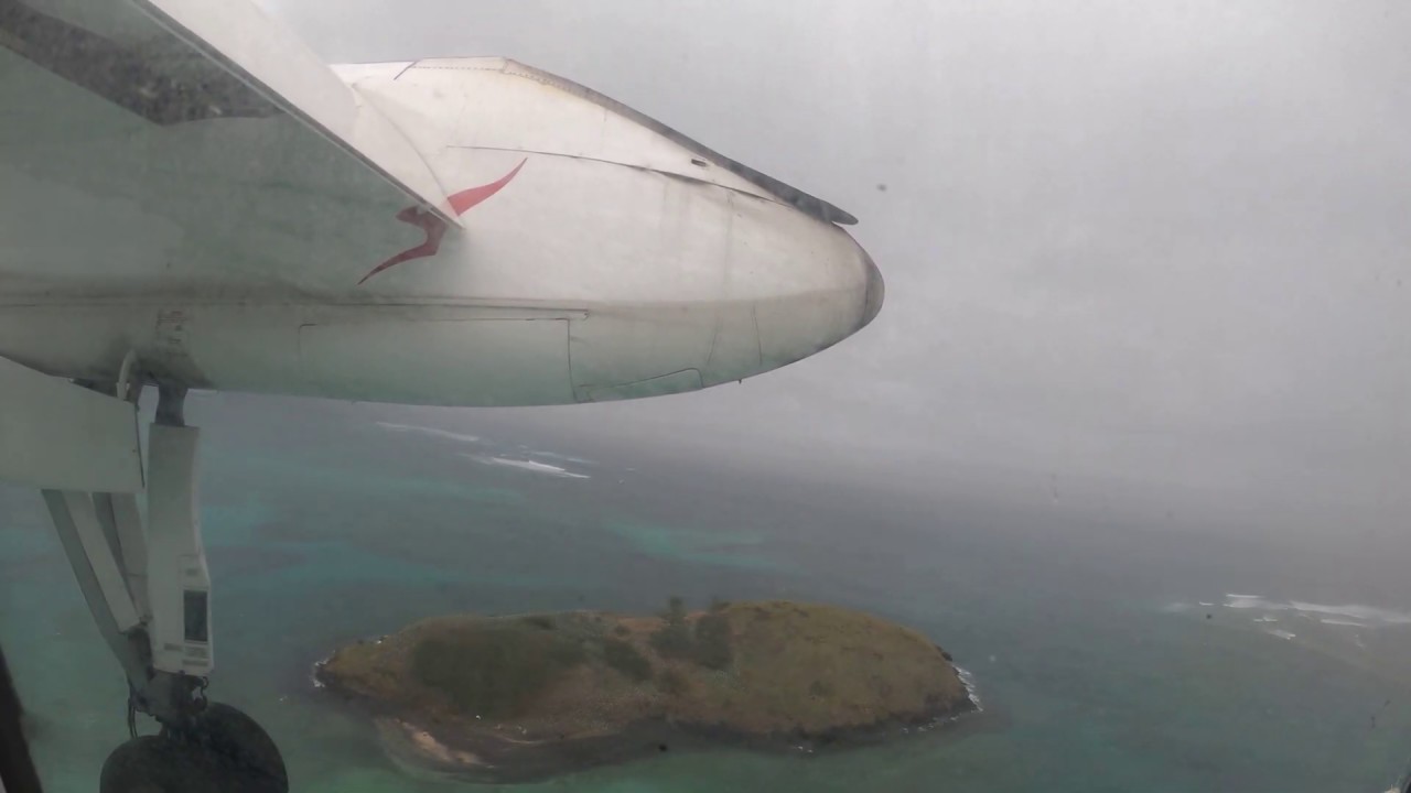 Landing on Lord Howe Island in Rough Weather [SYDLDH] YouTube