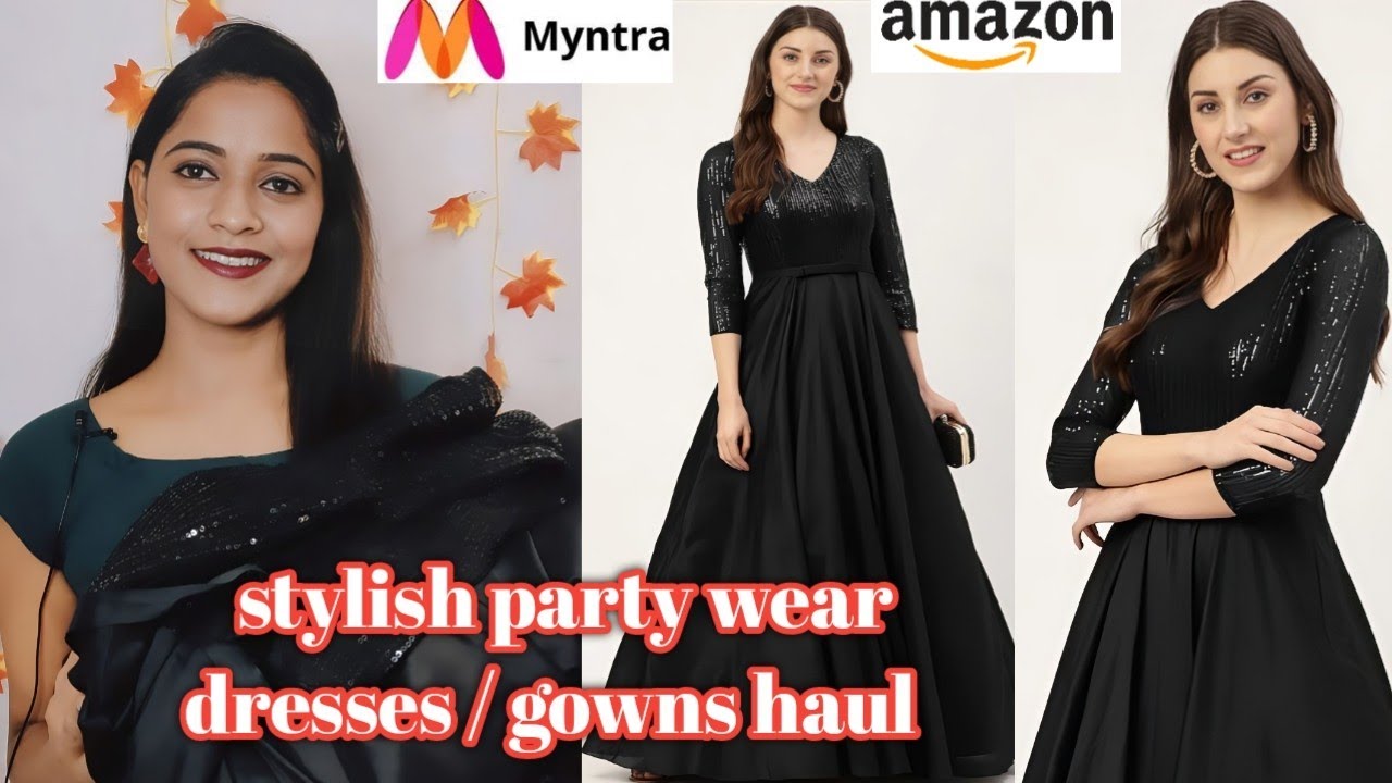 Myntra Party wear Gown Review | Myntra Maxi Dress | Prakshi Versatile -  YouTube