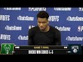 Giannis on WINNING Game 7 & Advancing to Conference Finals! | Postgame Press Conference