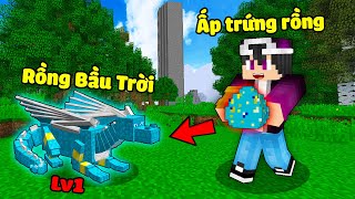 MINECRAFT KỴ SĨ RỒNG - TẬP 4 | ẤP NỞ TRỨNG RỒNG BẦU TRỜI ĐẦU TIÊN VÀ MÀN ĐỌ SỨC VỚI RỒNG 1000 TUỔI