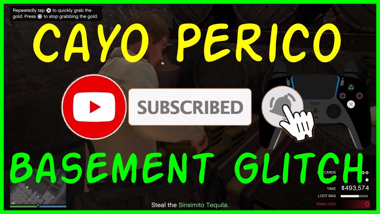 GTA 5 Cayo Perico Basement Storage Glitch Console - YouTube