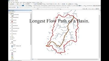 How to find the longest flow path in a River using ArcHydro tool in ArcGis.