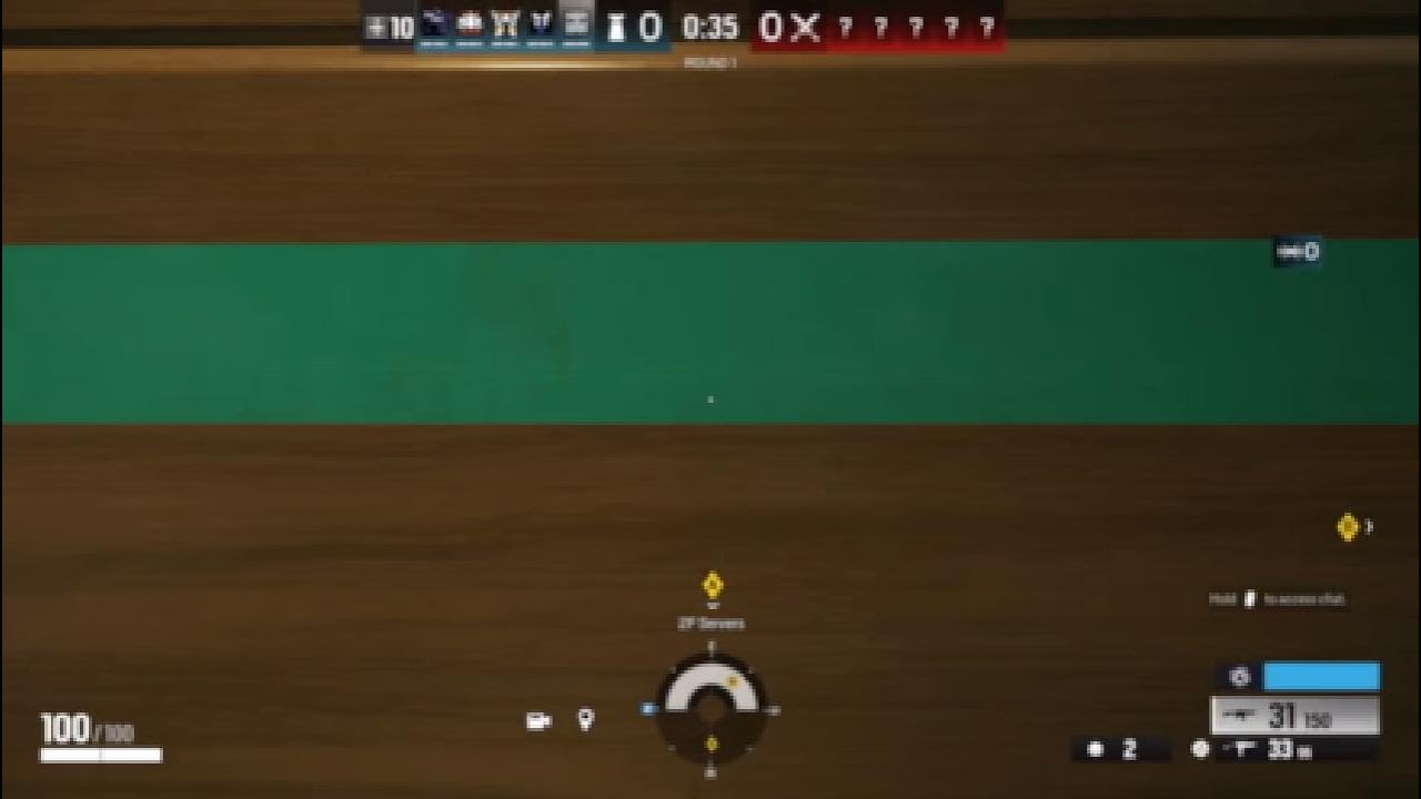 R6 only secondary weapons