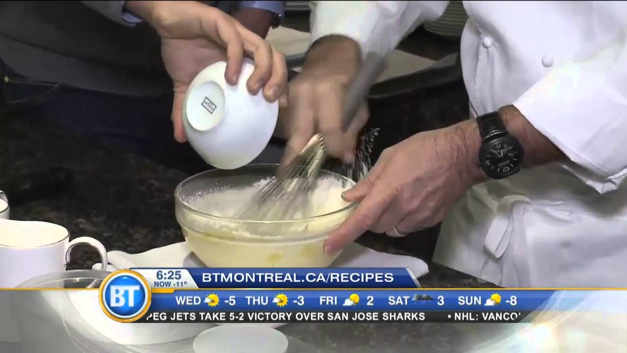 Maison Boulud's mixed berry clafoutis