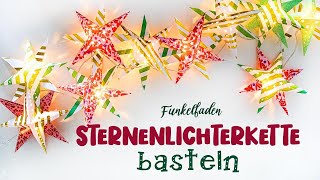 Anleitung Sterne Basteln Mit Lichterkette Einfaches Diy Mit Gratis Plotterdatei