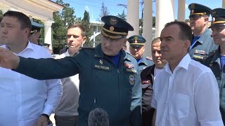 Вениамин Кондратьев обсудил усиление безопасности прибрежной зоны