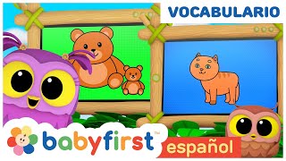 Hoot, Scoot y What | Aprender vocabulario para niños | Gato | Tren | Oso de peluche + | BabyFirst