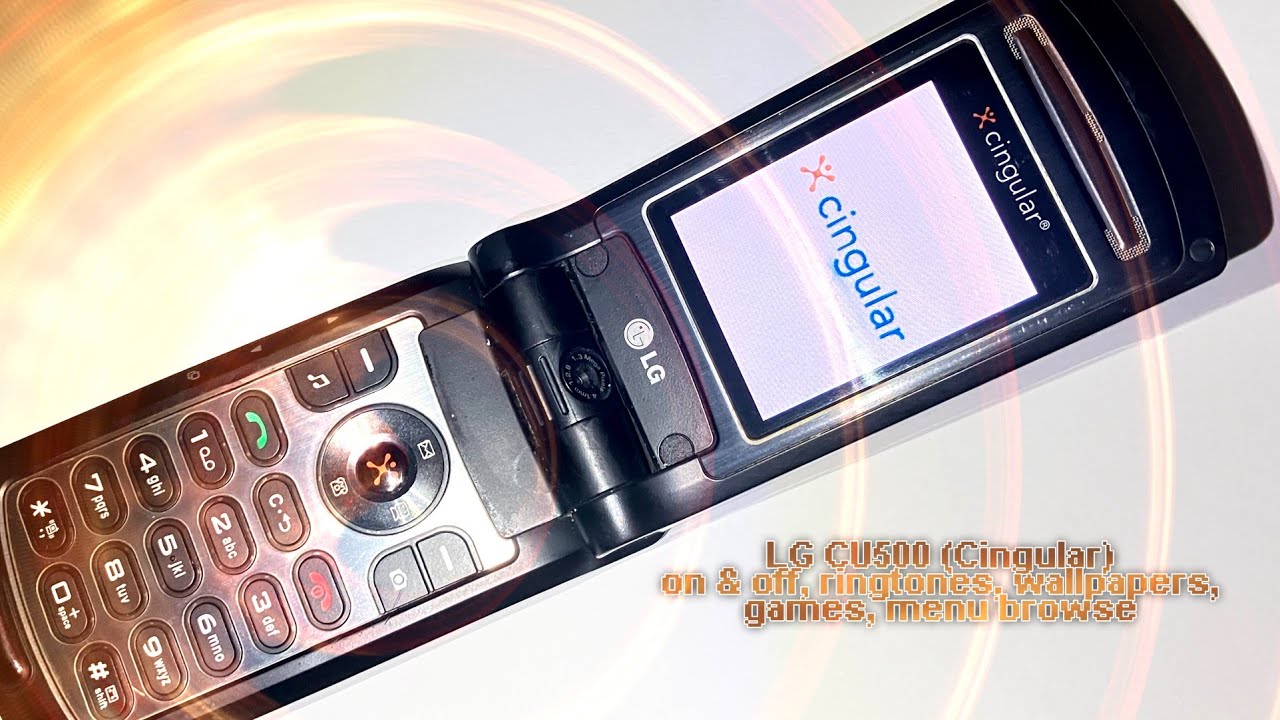 LG CU500 (Cingular) on & off, ringtones, wallpapers, games, menu browse