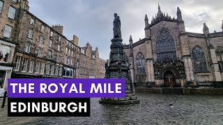 Edinburgh City Centre - The Royal Mile (Old Town) - Scotland Walking Tour | 4K | 60FPS