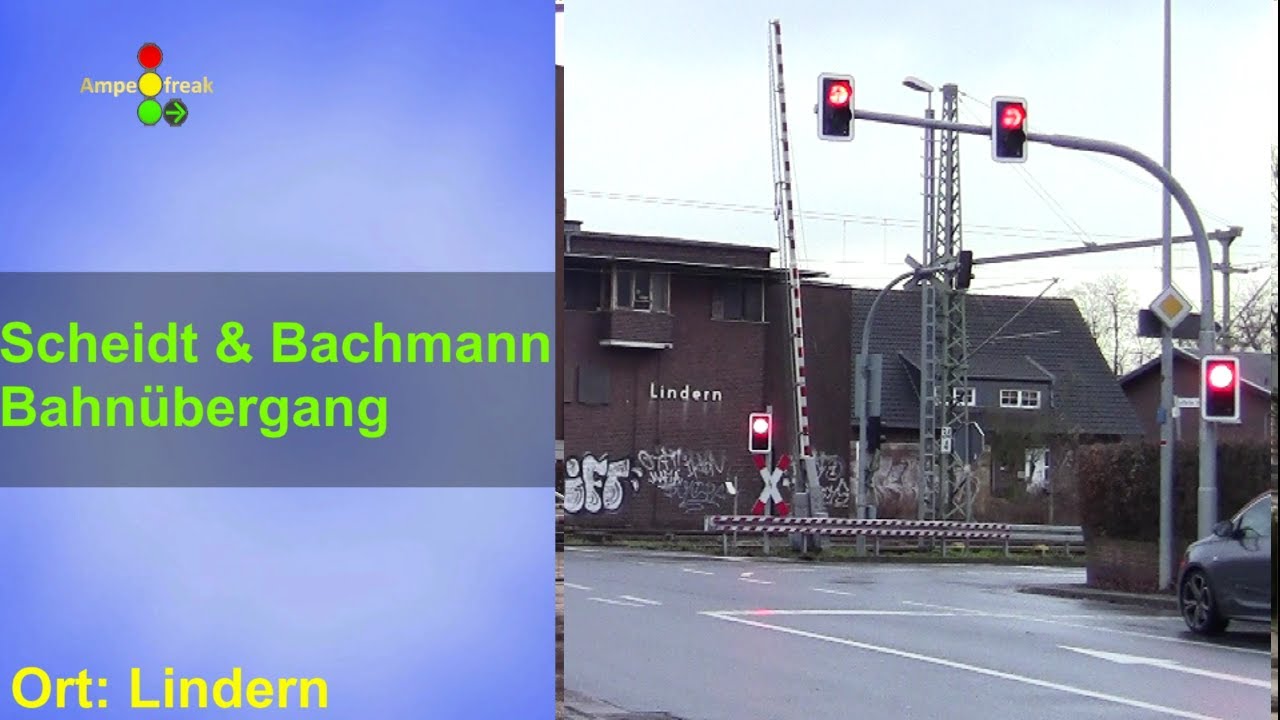 Scheidt & Bachmann Bahnübergang mit Doppelschranke in Geilenkirchen-Lindern