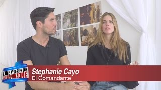 Stephanie Cayo de "EL COMANDANTE" con Javi Ponzone