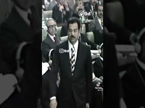 صدام حسين يقول ما اعتبر قوه ان تهز شعره من شاربي اغنيه احنا الهيبه