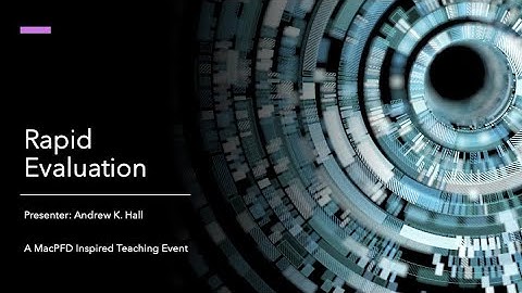 MacPFD - Rapid Eval - Andrew Hall - Part 3