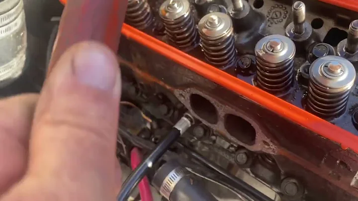 Mercruiser 5.0 5.7 stuck or leaking valve fix with compressed air!! Easy!!