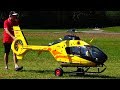 Gigantic rc ec135 taurus turbine model helicopter