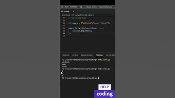 forEach() loop || loops in javascript #shorts #shortsvideo #youtubeshorts #youtube #loops #coding