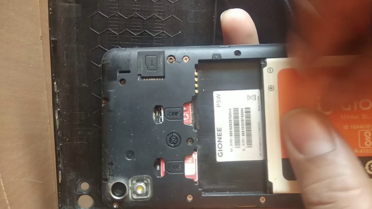 GIONEE P5W Hard Reset
