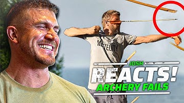 Josh Bowmar Reacts to Archery Fails 😂| Bowmar Bowhunting |