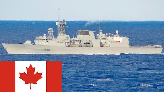 Торпедная Атака. Фрегат Королевских ВМС Канады HMCS Winnipeg во время учений RIMPAC 22.