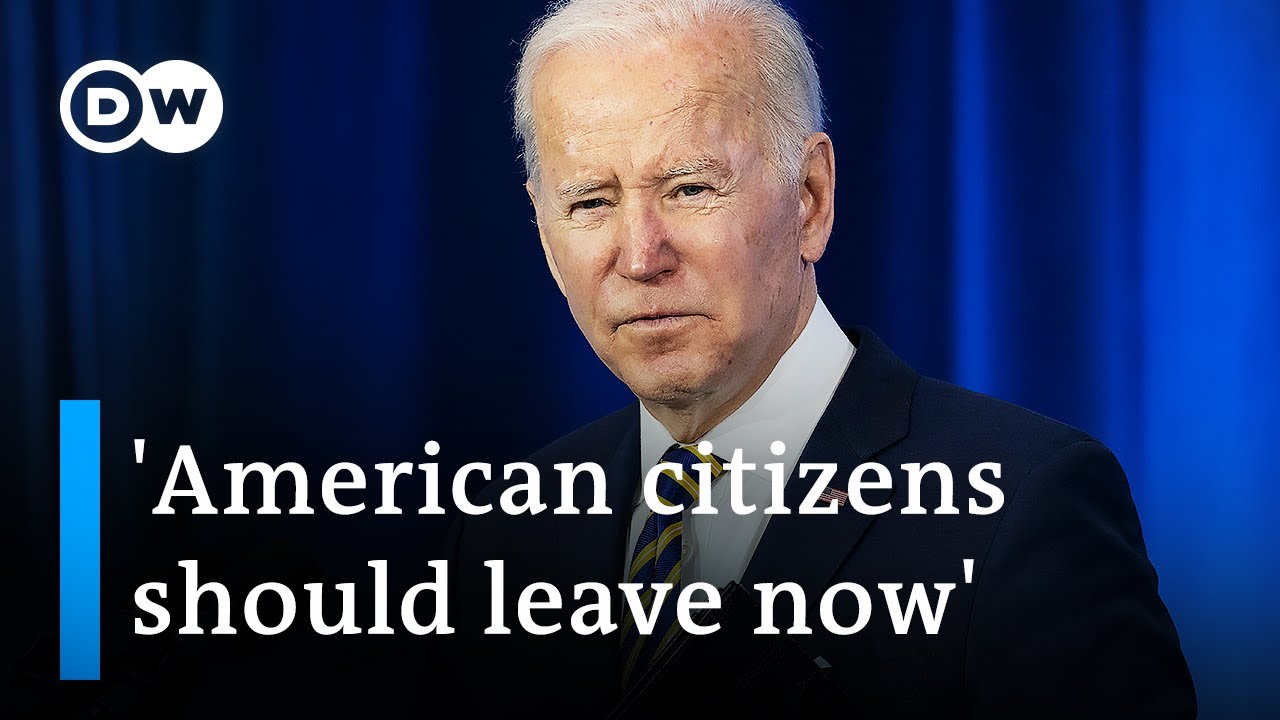 Biden tells U.S. citizens to leave Ukraine, saying military wouldn't ...