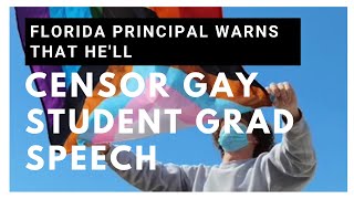 Florida HS Censoring Gay Class President's Grad Speech