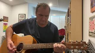Video thumbnail of "Here Comes The Rain Again by the Eurythmics (acoustic cover)"