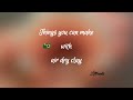 Things you can make with air dry clay part-3 #viralvideo #clay #youtubevideo #youtube