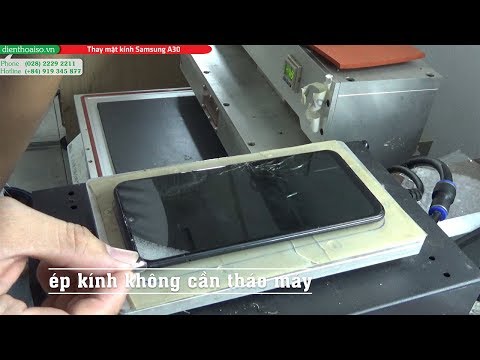 Video Thay mặt kính Samsung A30 không cần tháo máy - youtube