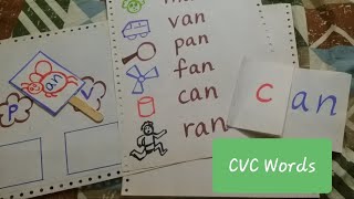 How to teach CVC words easily | Activities for CVC words for Pre-schoolers