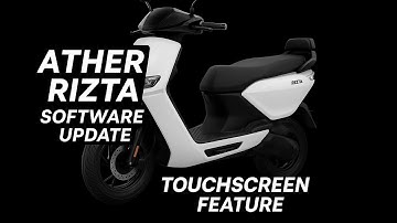 Latest Ather Rizta Update 🔥  AtherStack 7 with Touchscreen Support.