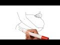 How to draw pregnant belly ii easy step by step