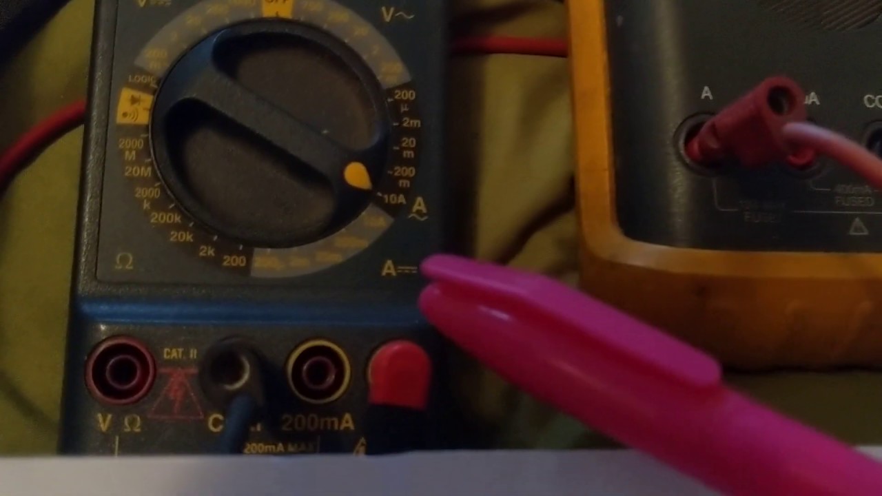 HOW TO FIND A SHORT WITH, PROPER MULTIMETER, TO MEASURE AMPS AND ...