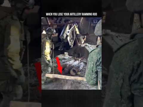 ماذا تفعل عندما تفقد قضيب تعبئة المدفعية