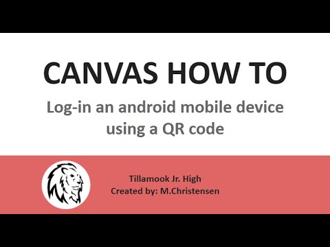 Canvas How To QR Login for Android