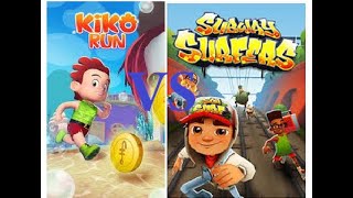 Subway Surfer vs Kiko run screenshot 4