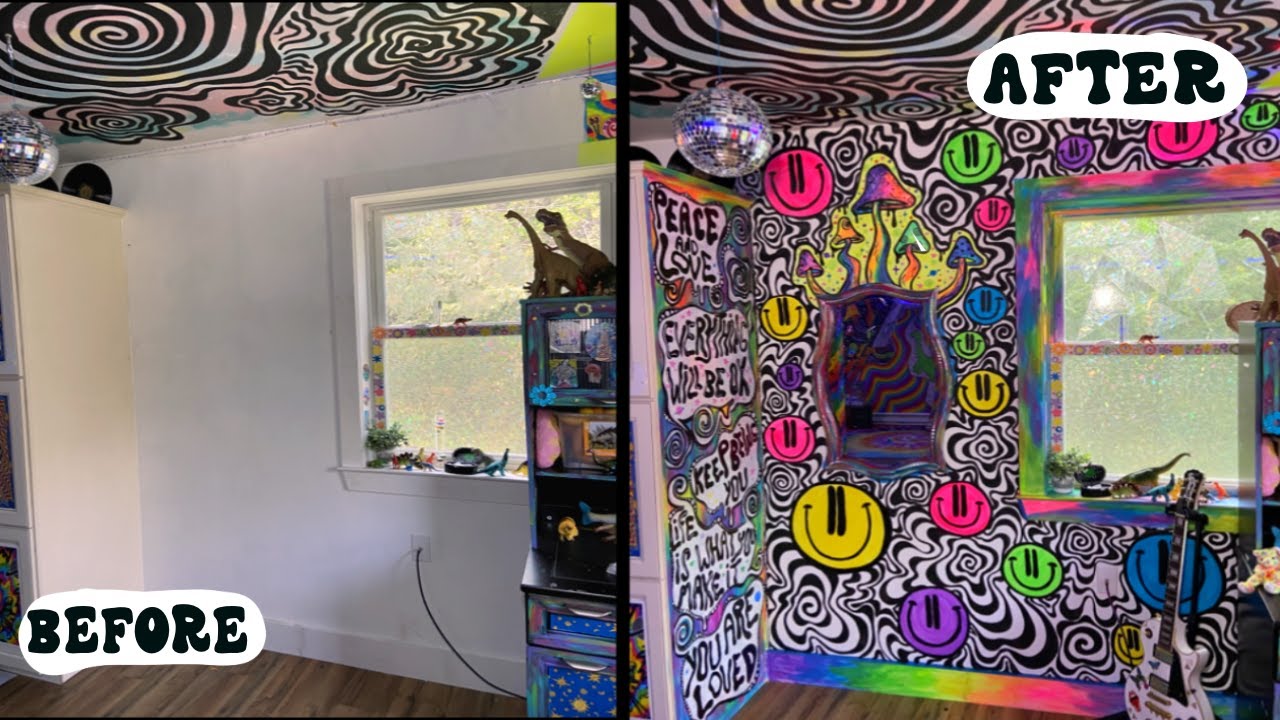 PAINTING MY ROOM AGAIN! - YouTube