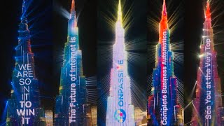 ONPASSIVE At The Top of Burj Khalifa Dubai |The first launching #onpassivedubai
