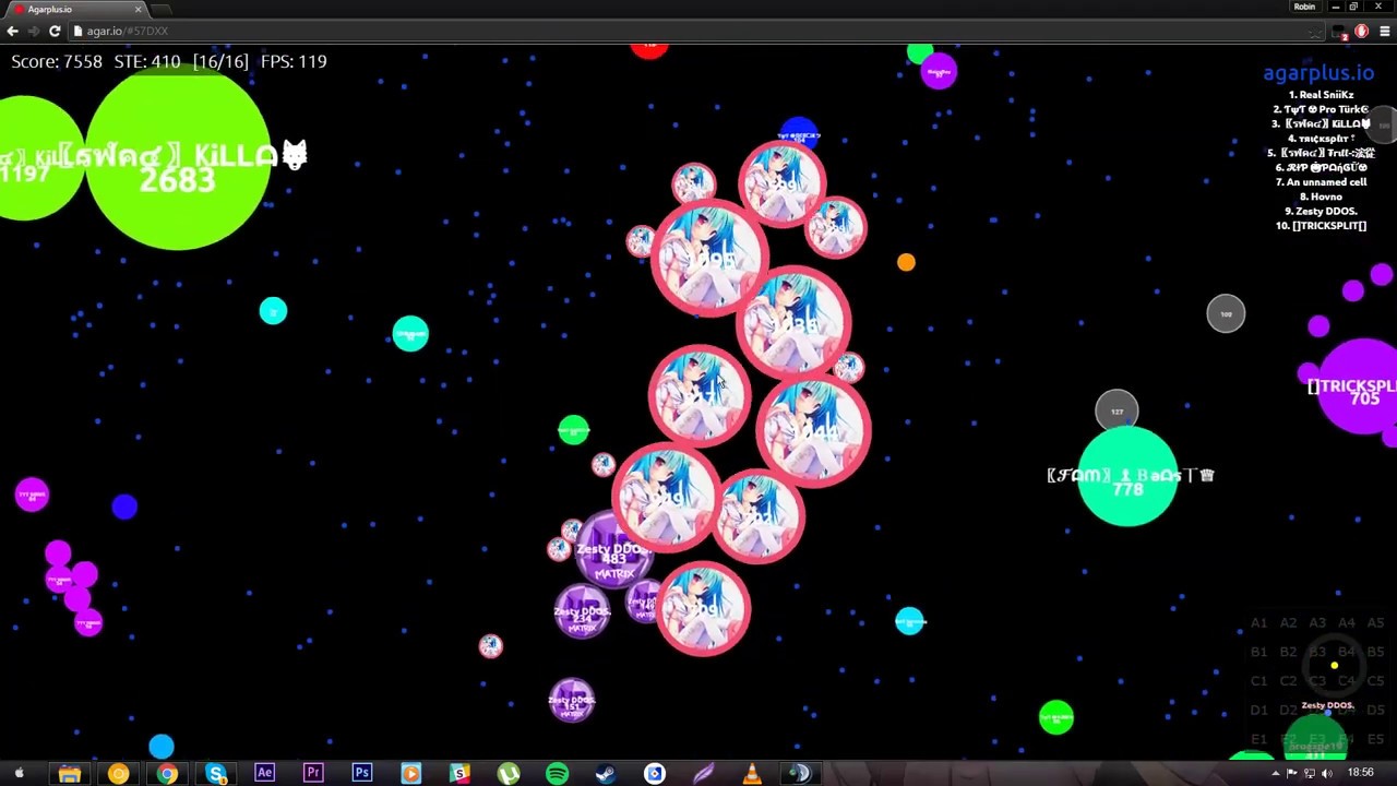 Agar.io - Matrix & SniiKz Random Server Takeover #32