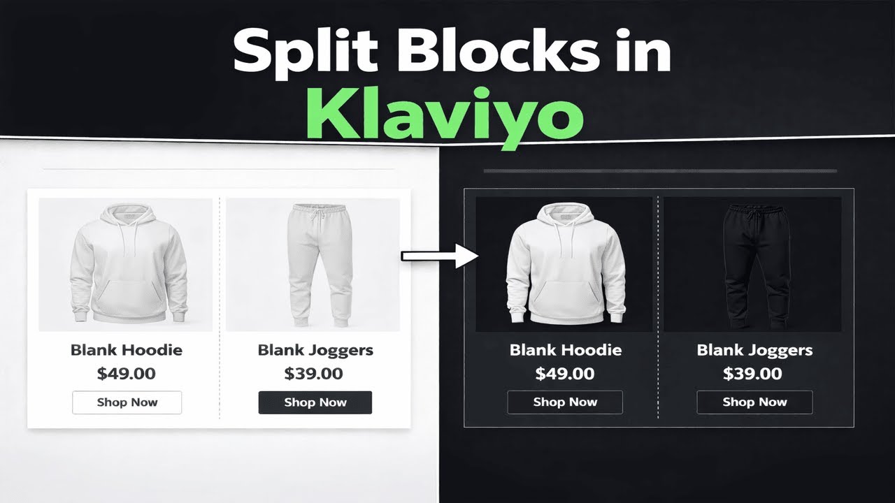 How to Create Split Block Columns in Klaviyo (Step-by-Step Tutorial ...